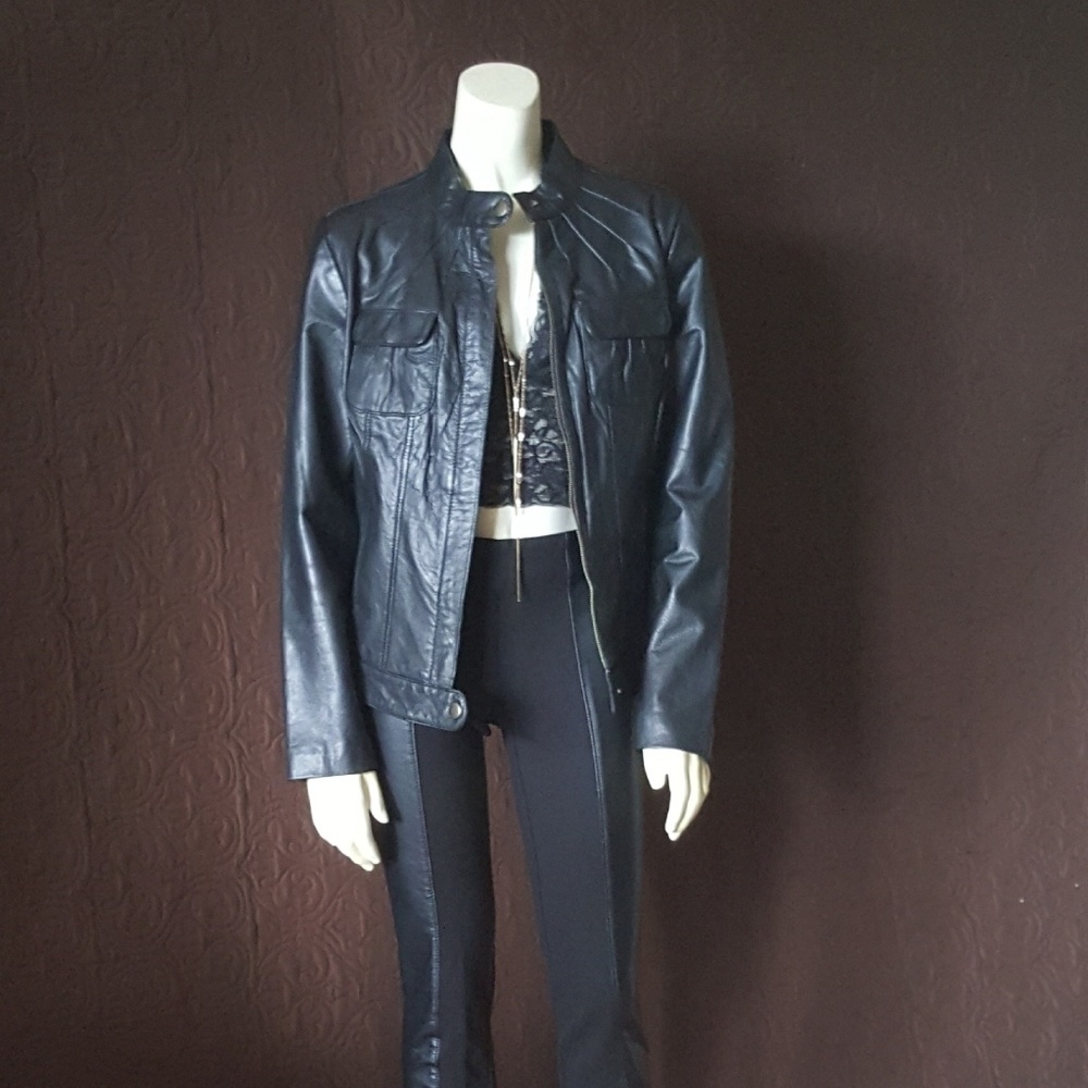 Caslon leather Jacket